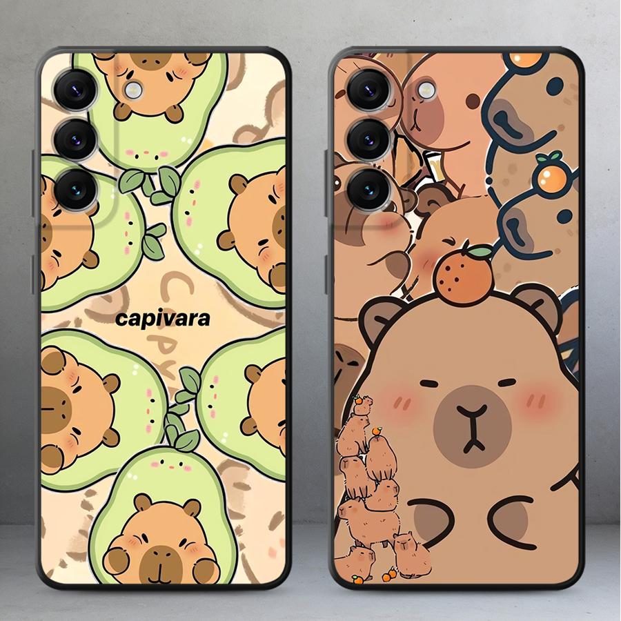Samsung Galaxy A55 - Casing Ponsel Capybara Warna-warni untuk Samsung