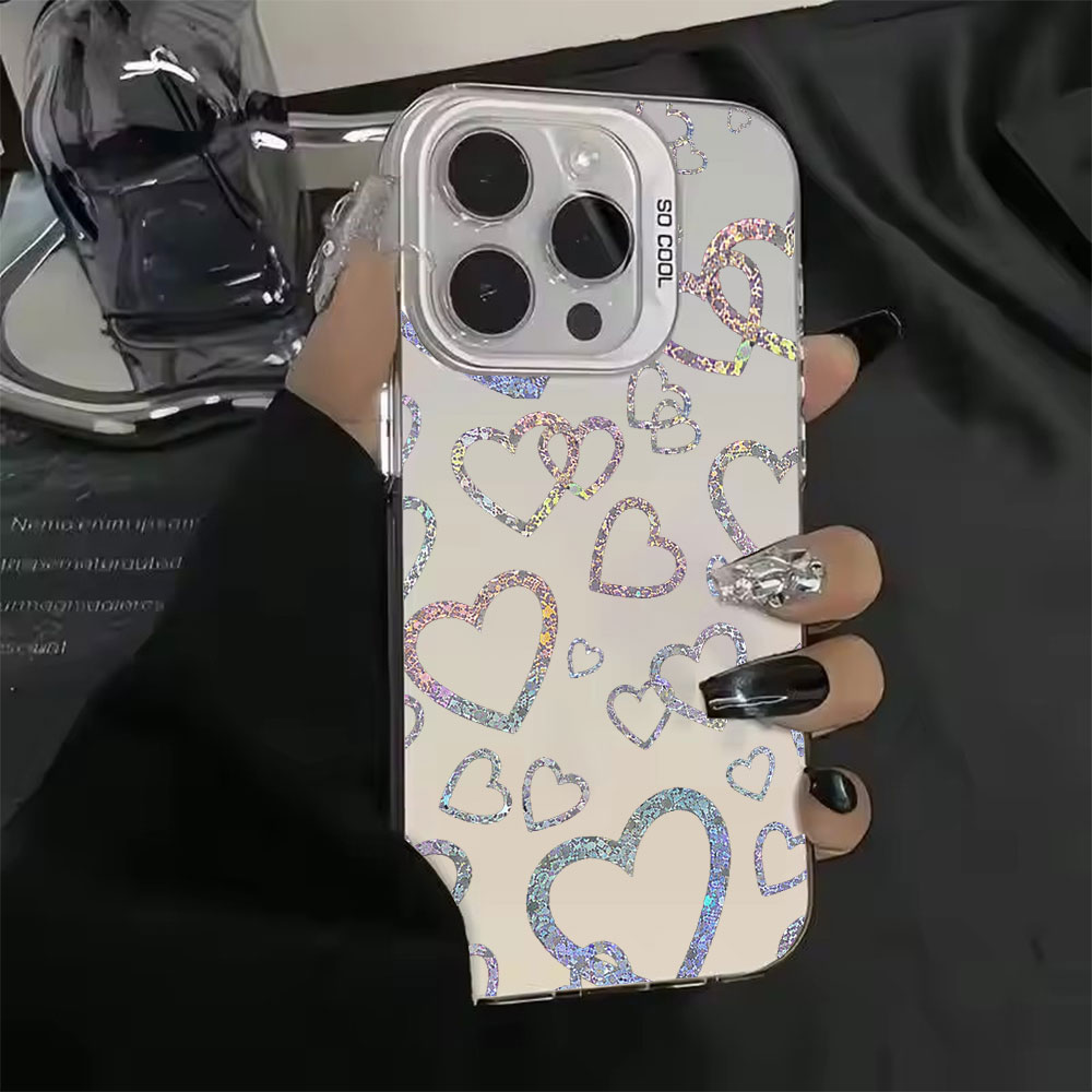 Casing dengan Motif Hati Berwa - Apple Iphone 16 ulasan dan harga