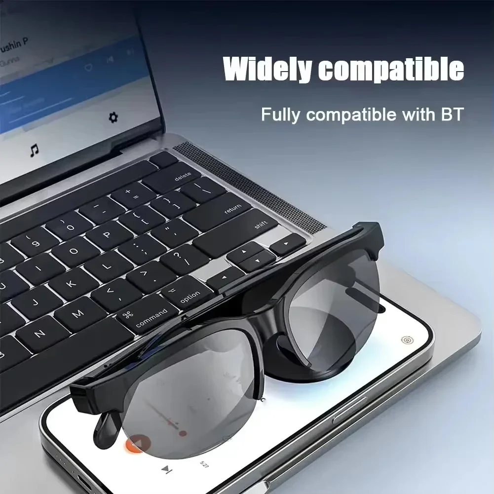 Kacamata Pintar AI Lenovo Blue - Smart Glasses Lens ulasan dan harga