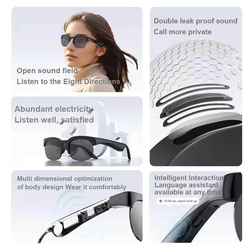 Kacamata Pintar AI Lenovo 2500 - Smart Glasses Lens ulasan dan harga