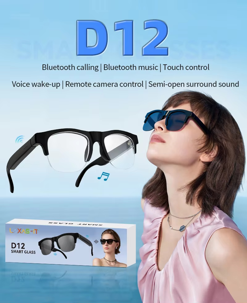 Kacamata Pintar AI Lenovo 12K  - Smart Glasses Lens ulasan dan harga