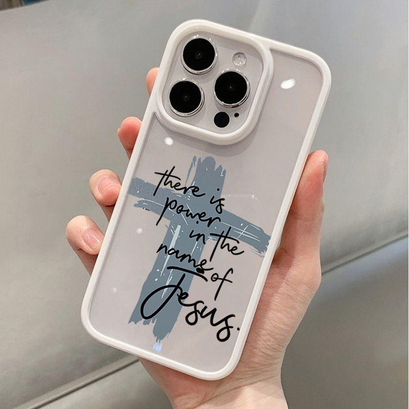 Casing Transparan Motif Salib  - Samsung Galaxy A55 ulasan dan harga