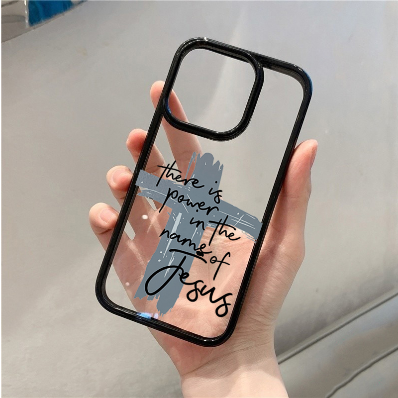 Casing Transparan Motif Salib  - Samsung Galaxy A55 ulasan dan harga